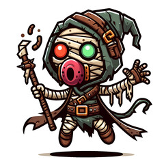 zombie skull