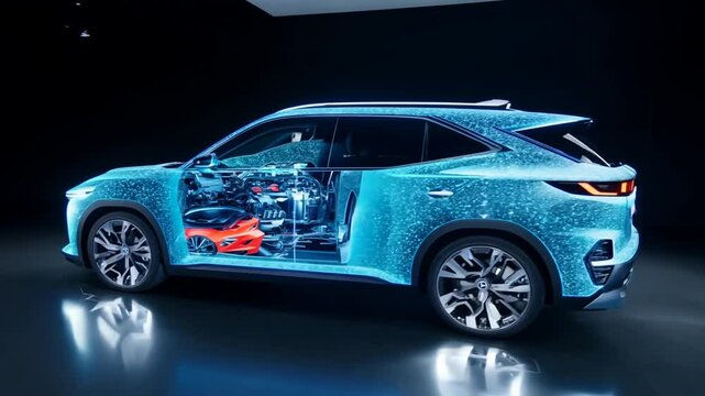 Futuristic Electric SUV Concept