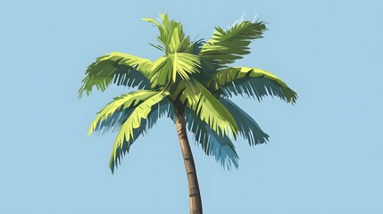 Obraz premium Lonely Palm Tree