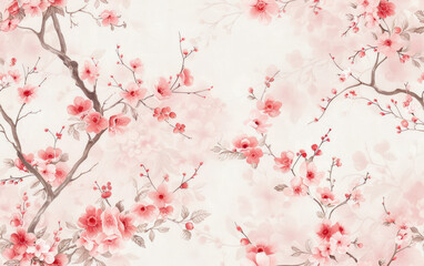 Vintage floral texture art background