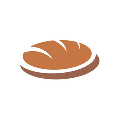 Logo bread elegant with blank background