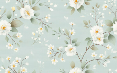 Vintage floral texture art background