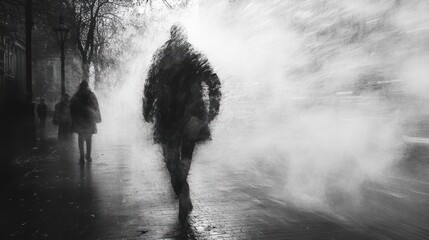 Obraz premium Blurred Motion In Cityscape