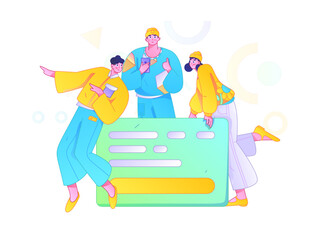 Obraz premium business, work, recruitment, business, collaboration, technology, cooperation, career, documents, enterprise, company, team, office, task, project, report, meeting, exchange, communication, characters
