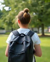 Fototapeta premium enfants qui vont à l'école