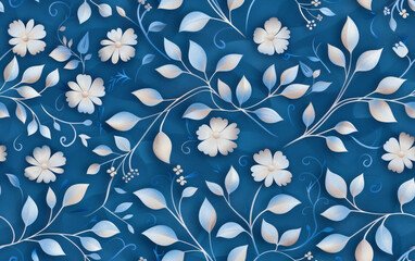 Vintage floral texture art background