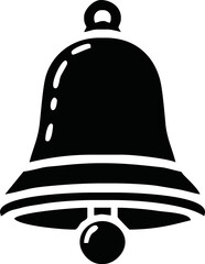 vector image of a church bell, christmas bells, church bell - school bell icon