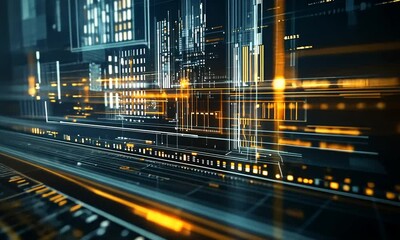 Abstract Digital Network