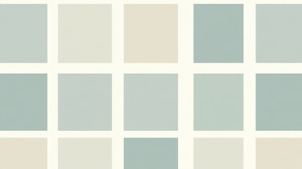 Fototapeta premium Minimalist grid pattern with pastel tones of soft blue and light gray