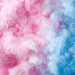 Fototapeta premium A soft, colorful abstract background of pink and blue wispy textures.