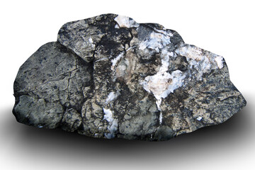 stones white background, Clipping path