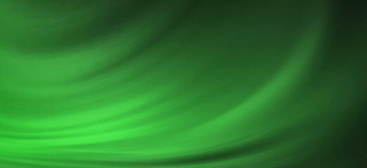 Green cloth background abstract with soft waves