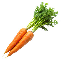 Carrots on isolated Background 