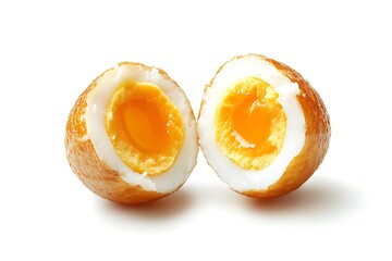 Egg roll isolated on white background, close up