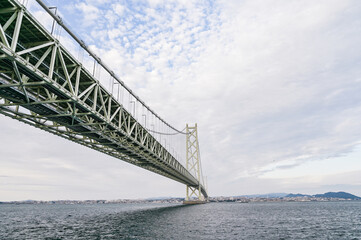 日本兵庫の明石海峡大橋