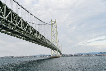 日本兵庫の明石海峡大橋