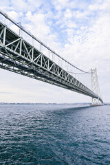 日本兵庫の明石海峡大橋