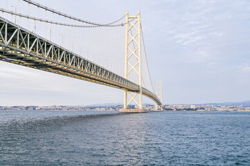 日本兵庫の明石海峡大橋