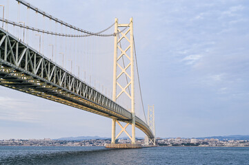 日本兵庫の明石海峡大橋