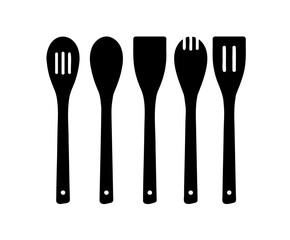 set of kitchen utensils	
