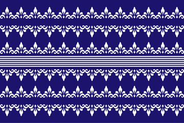 Geometric ethnic oriental ikat pattern traditional Design for background,carpet,wallpaper,clothing,wrapping,Batik,fabric,Vector illustration.embroidery style.