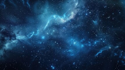 Obraz premium The deep indigo sky studded with shimmering stars as if the cosmos itself were pulsating with energy.