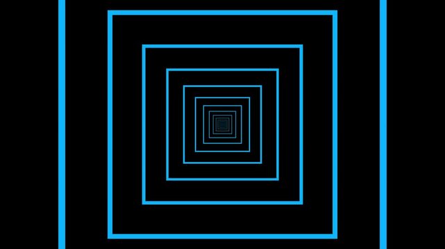 Mesmerizing Glow Rectangle Tunnel Animation,Dynamic Neon Rectangle Tunnel Loop,Vibrant Glowing Rectangle Tunnel Background,Futuristic Rectangle Tunnel with Glowing Effects,Endless Loop of Glowing Rect