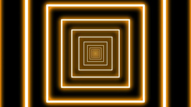 Mesmerizing Glow Rectangle Tunnel Animation,Dynamic Neon Rectangle Tunnel Loop,Vibrant Glowing Rectangle Tunnel Background,Futuristic Rectangle Tunnel with Glowing Effects,Endless Loop of Glowing Rect