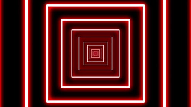 Mesmerizing Glow Rectangle Tunnel Animation,Dynamic Neon Rectangle Tunnel Loop,Vibrant Glowing Rectangle Tunnel Background,Futuristic Rectangle Tunnel with Glowing Effects,Endless Loop of Glowing Rect