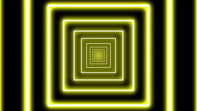 Mesmerizing Glow Rectangle Tunnel Animation,Dynamic Neon Rectangle Tunnel Loop,Vibrant Glowing Rectangle Tunnel Background,Futuristic Rectangle Tunnel with Glowing Effects,Endless Loop of Glowing Rect