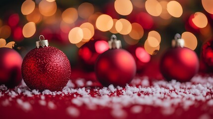 クリスマスと雪の結晶の壁紙