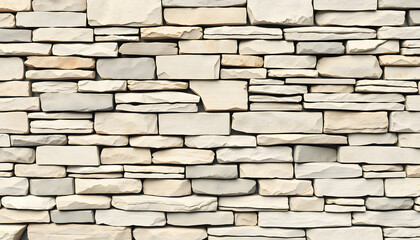 Fototapeta premium modern pattern of real stone wall, watercolor