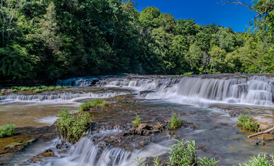 Obraz premium waterfall in the forest