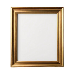 Metallic vintage empty photo frame