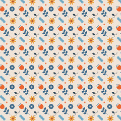 flower design pattern vector illustration