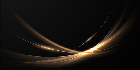 Black background with elegant effect. Vector illustration.