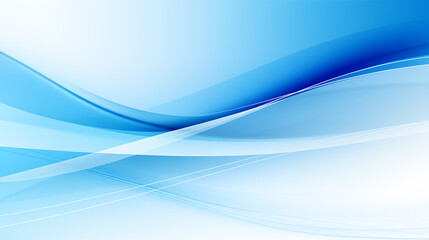 Abstract blue wave curve business background