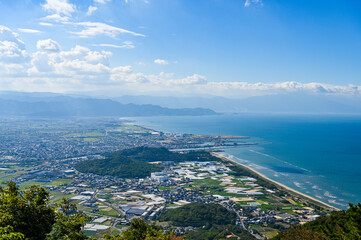 四国香川県の天空の鳥居