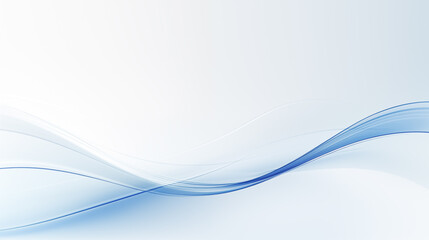 Obraz premium Abstract blue wave curve business background