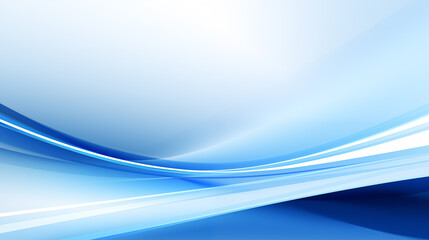 Naklejka premium Abstract blue wave curve business background