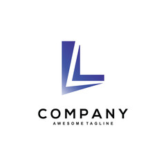 Letter L logo design for business