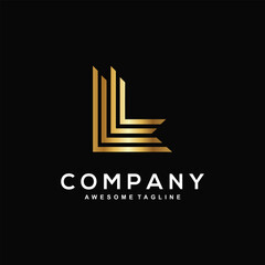 Letter L logo design for business