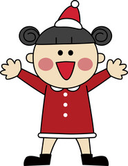 Christmas Santa Claus Character Illustration