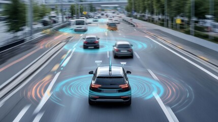 Autonomous Vehicle Navigating City Traffic Using Sensor Technology