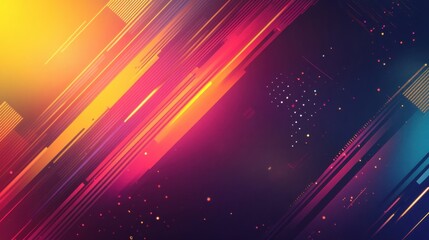 Obraz premium Abstract digital technology background with vibrant colors
