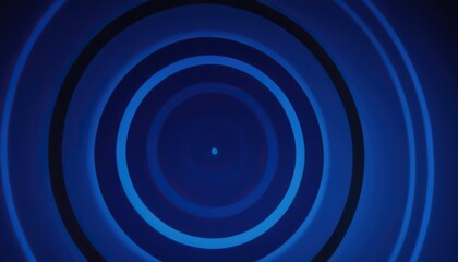 Naklejka premium Abstract blue and black circles with a blue background free download 2
