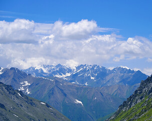 Fototapeta premium mountain landscape with clouds