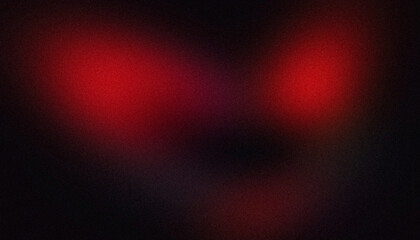 Abstract glowing color flow grainy background. Dark black red magenta color wave noisy shaped, vibrant and bright colors, noise texture backdrop design