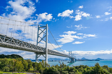 香川と岡山を結ぶ瀬戸大橋