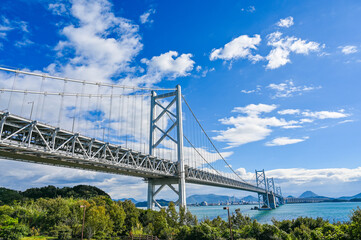 香川と岡山を結ぶ瀬戸大橋